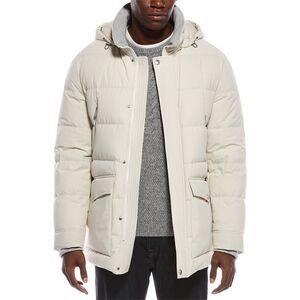 Brunello Cucinelli Mens  Down Coat, White
